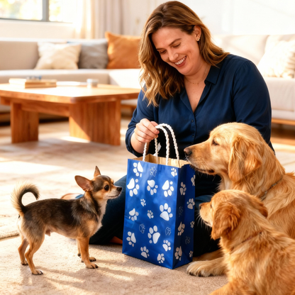Paw Print Gift Bag – Ready to Gift 🎁